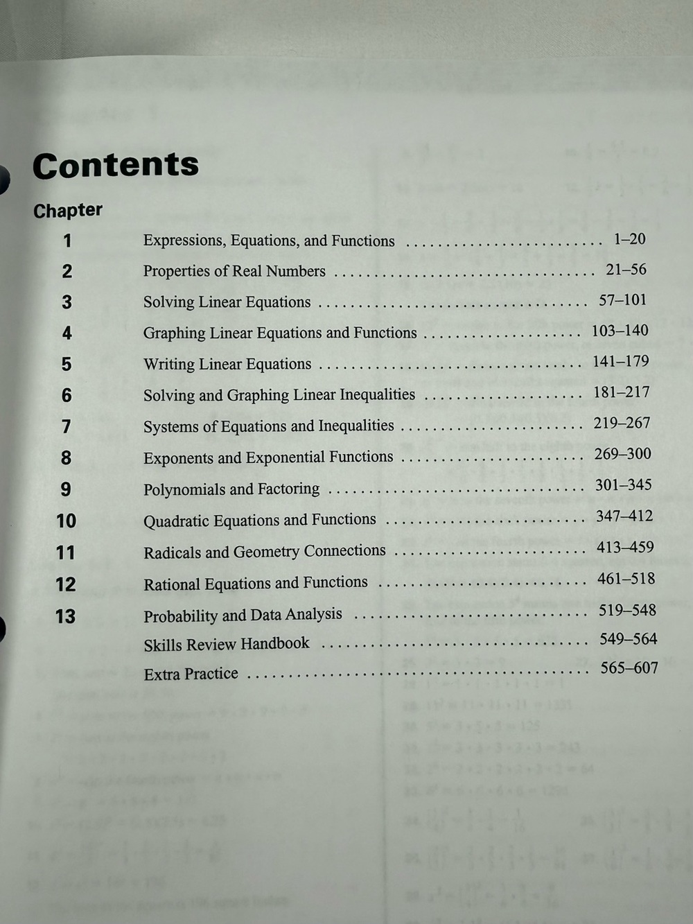 MCDOUGAL LITTELL Algebra 1 Student Textbook & Worked Out Solution Key Math Set - Picture 6 of 12